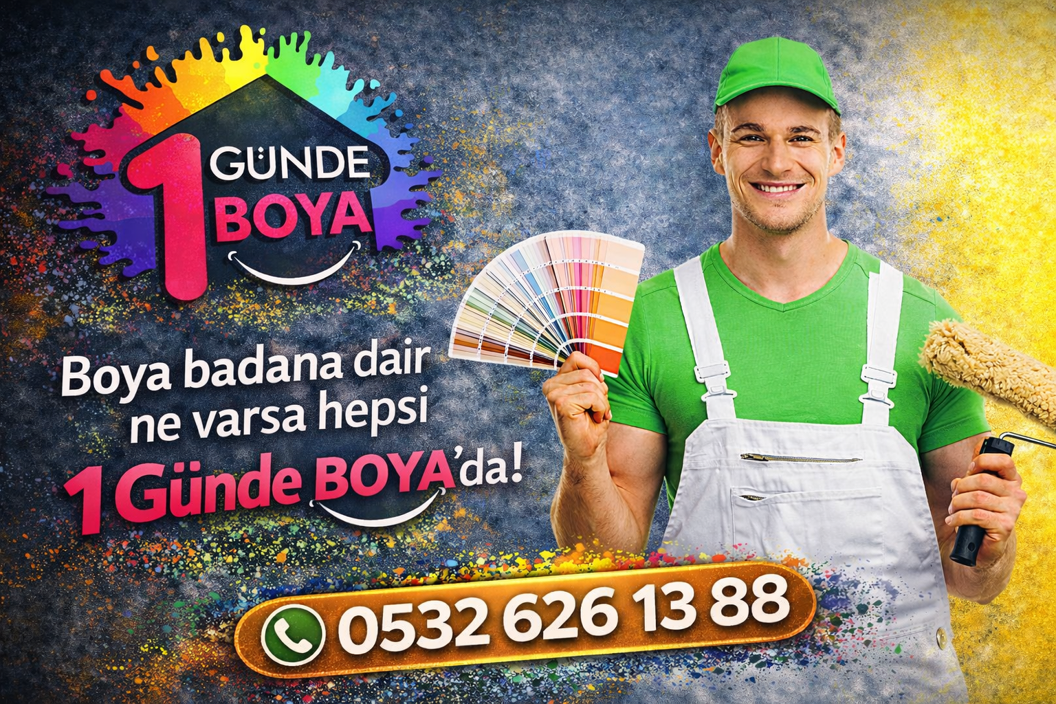 W bahçe-Ev-boyaması