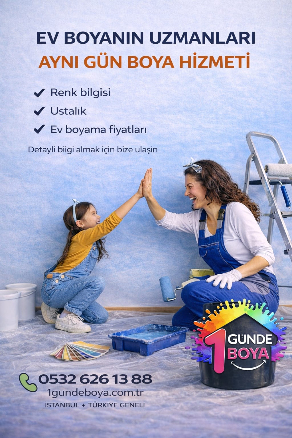 Kurtköy‘de  BOYA ZAMANI Evinize profesyonel dokunuş, yaşamınıza yepyeni bir görünüm.