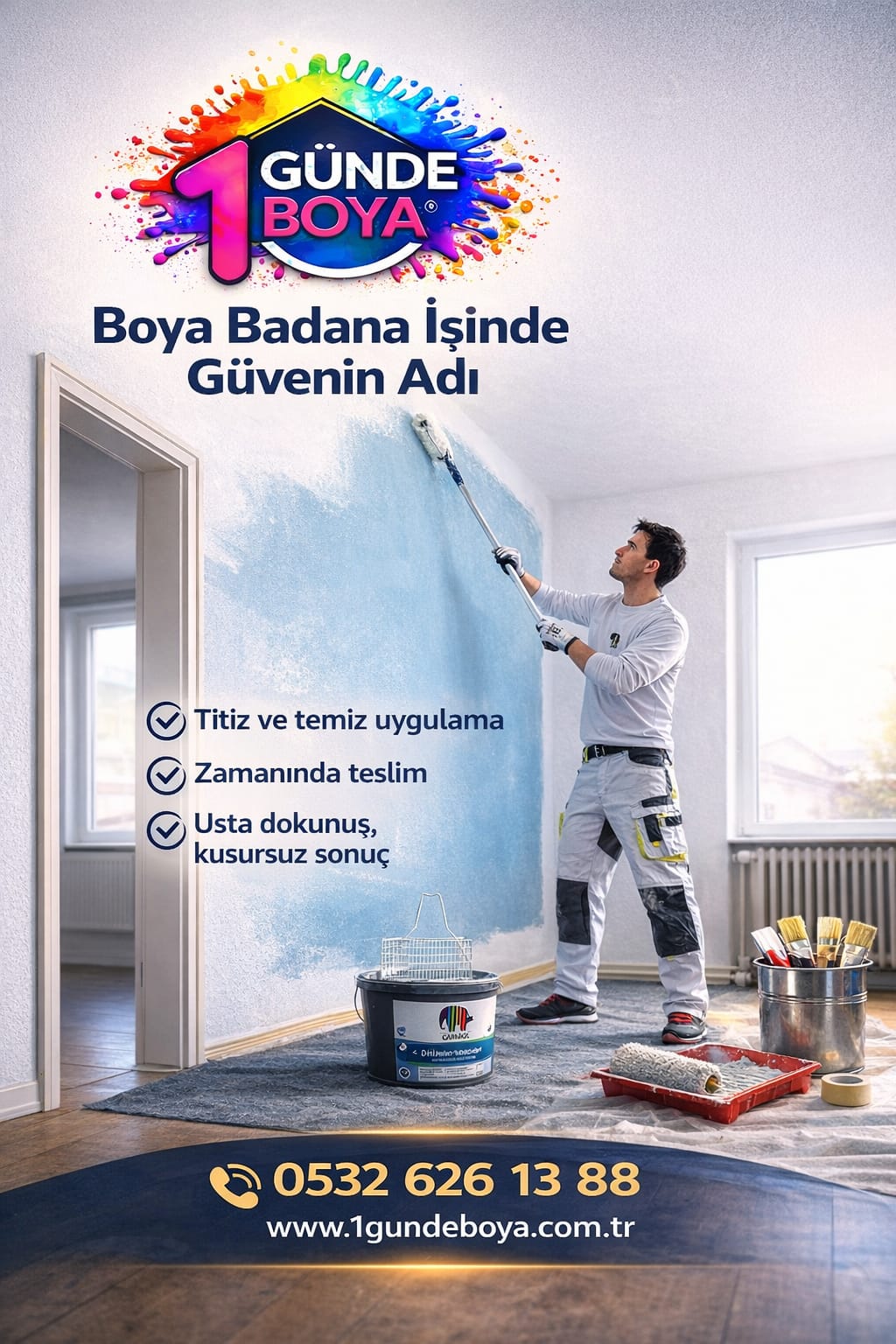 Sancaktepe Konut Boya Ekibi, Boya Badana Hizmeti | Aynı Gün Boyama Çözümleri