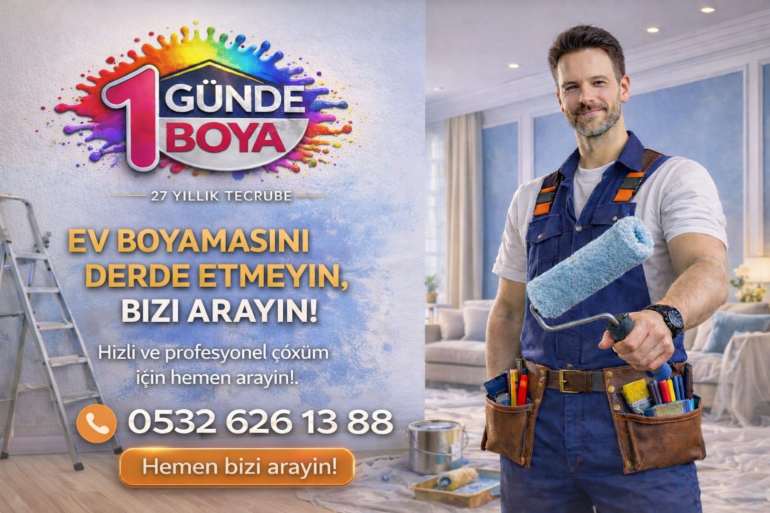 Beylikdüzü’nde Ev, Villa, Rezidans ve İş Yerleri İçin Profesyonel Boya Ustası