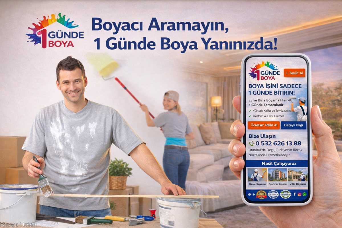Şehr-i Deniz Kartal Boya Badana • Ev Boyama • Villa Boyama • Boyacı Ustası • Bakım Onarım