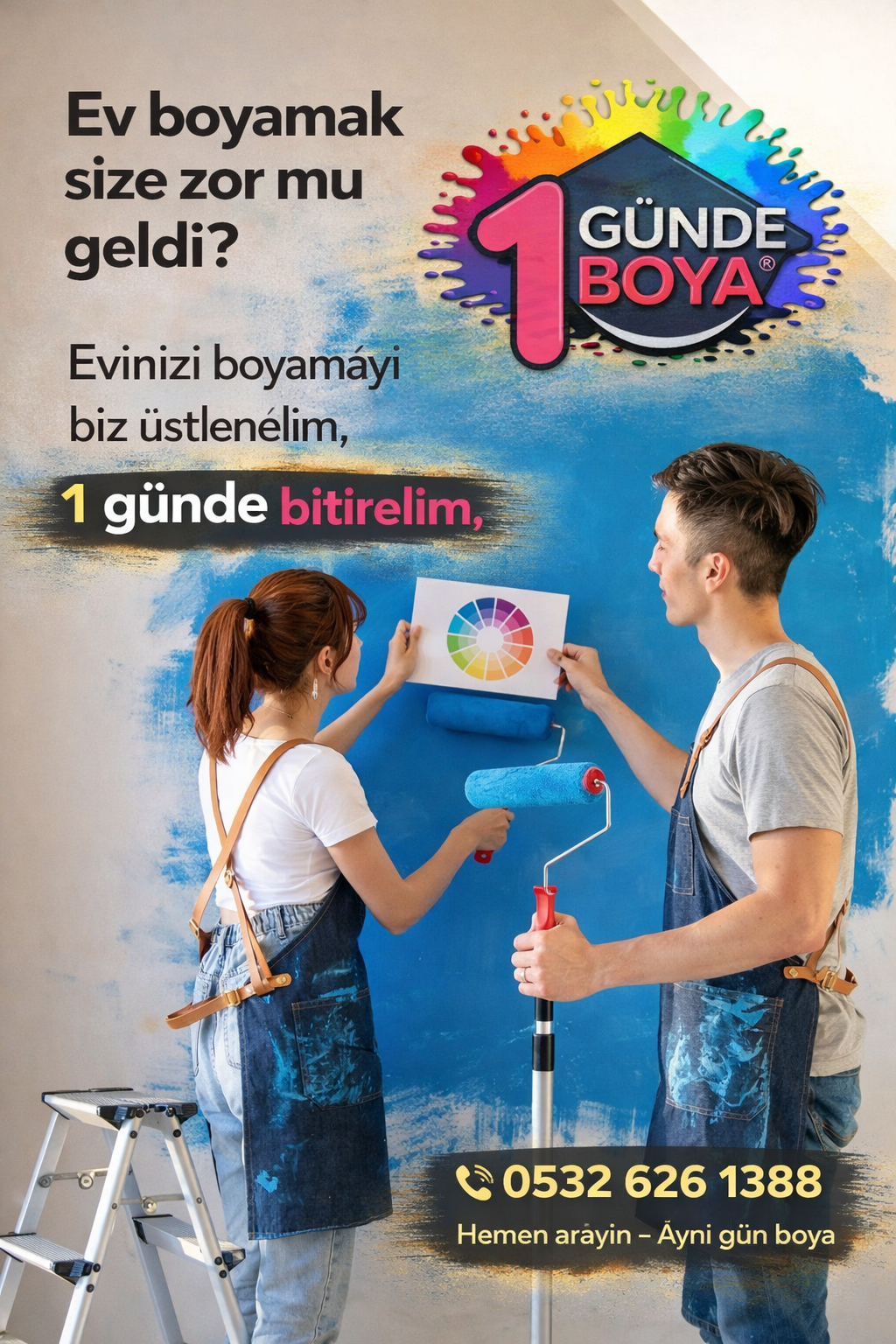 Halkalı’nın Her Noktasında Boya Ustası Olarak Buradayız. Temiz çalışma, özenli işçilik, makul fiyat ve zamanında tamamlanan işler için bizi tercih edebilirsini