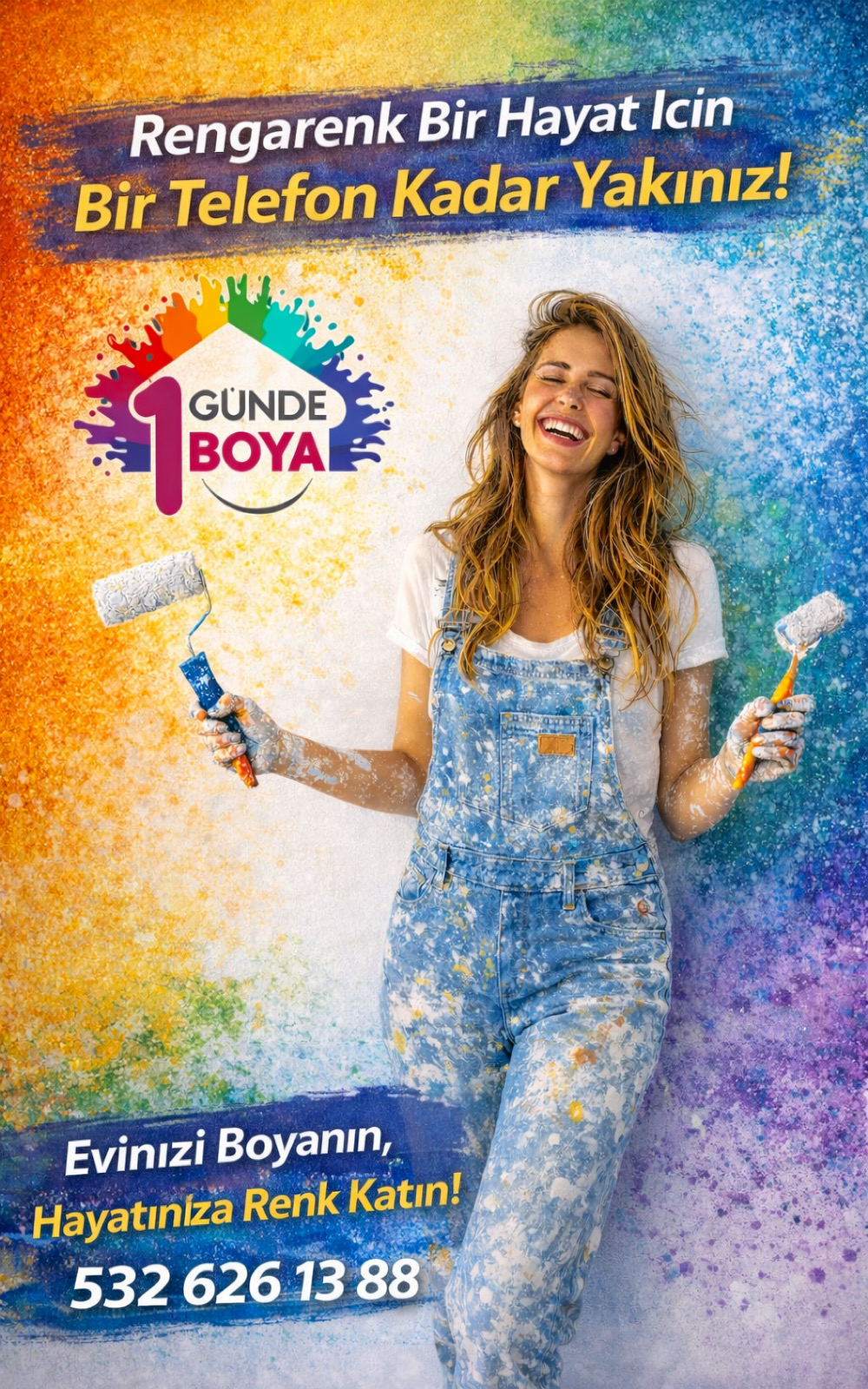 Teras Kule ‘de Boya Badana | Boyacı Ustası